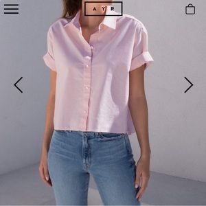 NWT AYR Bookclub Shirt in Paloma